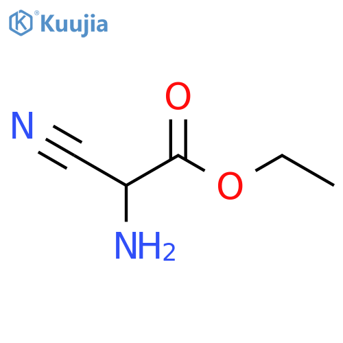 Ethyl 2-amino-2-cyanoacetate structure