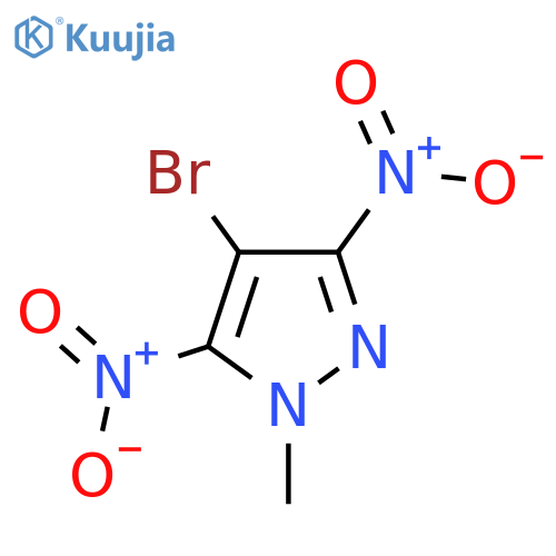 4-Bromo-1-methyl-3,5-dinitro-1H-pyrazole structure