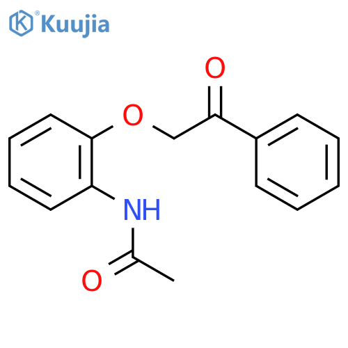 Acetamide, N-[2-(2-oxo-2-phenylethoxy)phenyl]- structure