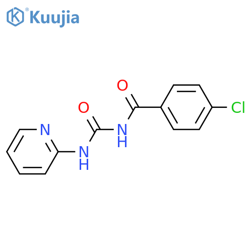 Benzamide, 4-chloro-N-[(2-pyridinylamino)carbonyl]- structure