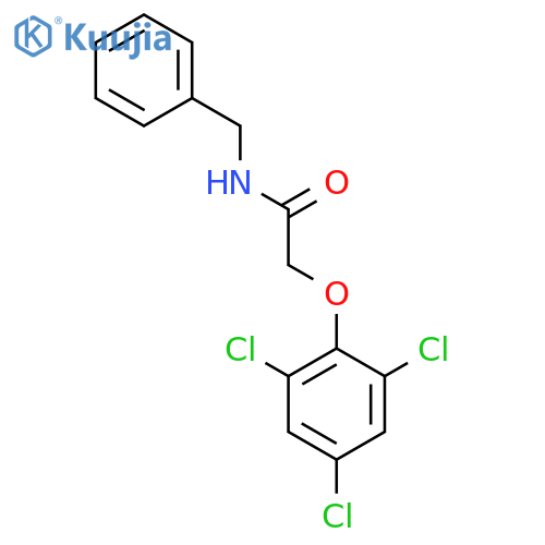 N-Benzyl-2-(2,4,6-trichlorophenoxy)acetamide structure