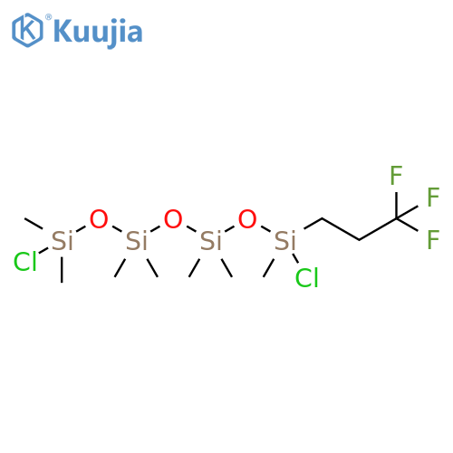 Tetrasiloxane,1,7-dichloro-1,1,3,3,5,5,7-heptamethyl-7-(3,3,3-trifluoropropyl)- structure