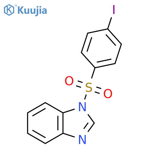 1-(4-iodobenzenesulfonyl)-1H-1,3-benzodiazole structure