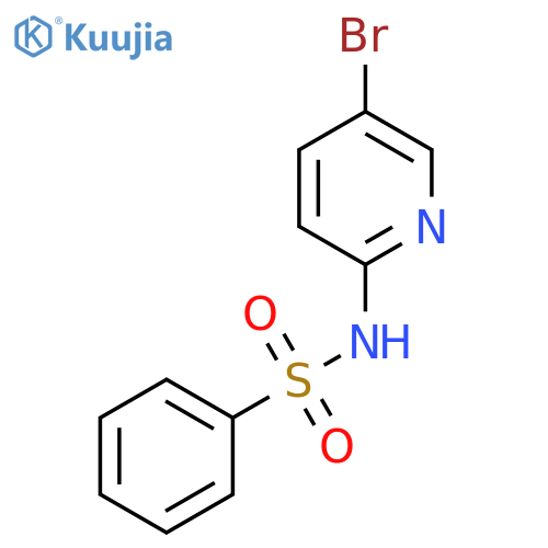 N-(5-Bromopyridin-2-yl)benzenesulfonamide structure