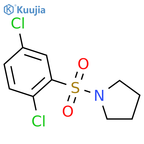 1-[(2,5-dichlorophenyl)sulfonyl]pyrrolidine structure