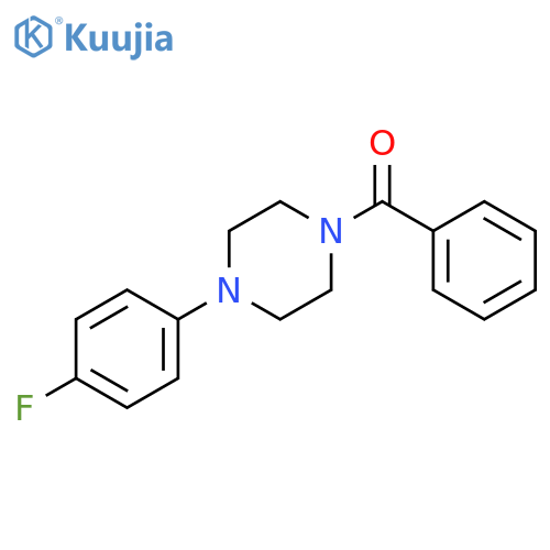 1-benzoyl-4-(4-fluorophenyl)piperazine structure