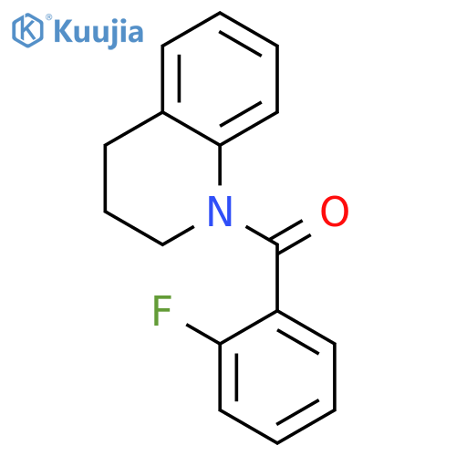 (3,4-Dihydroquinolin-1(2H)-yl)(2-fluorophenyl)methanone structure