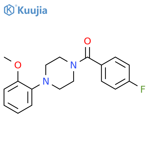 (4-fluorophenyl)[4-(2-methoxyphenyl)piperazin-1-yl]methanone structure