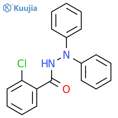 2-chloro-N',N'-diphenylbenzohydrazide structure