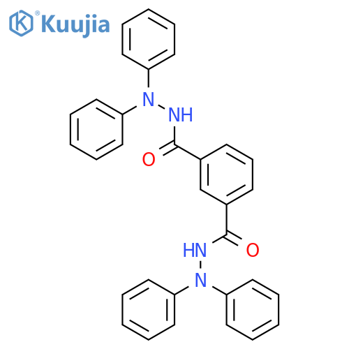 N'~1~,N'~1~,N'~3~,N'~3~-tetraphenylbenzene-1,3-dicarbohydrazide structure