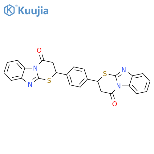 11-(4-{13-oxo-10-thia-1,8-diazatricyclo7.4.0.0^{2,7}trideca-2(7),3,5,8-tetraen-11-yl}phenyl)-10-thia-1,8-diazatricyclo7.4.0.0^{2,7}trideca-2(7),3,5,8-tetraen-13-one structure