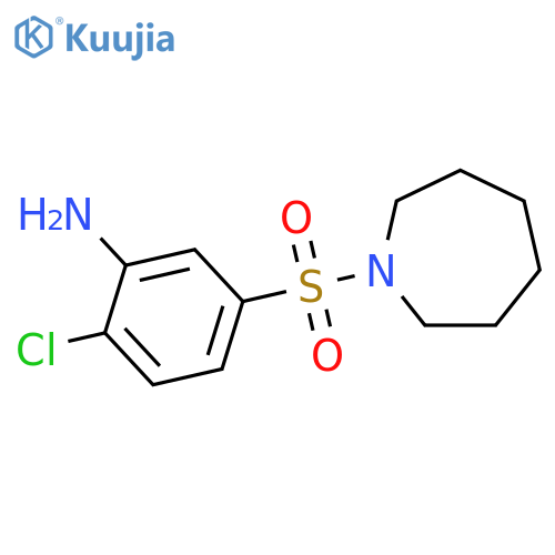 5-(azepane-1-sulfonyl)-2-chloroaniline structure