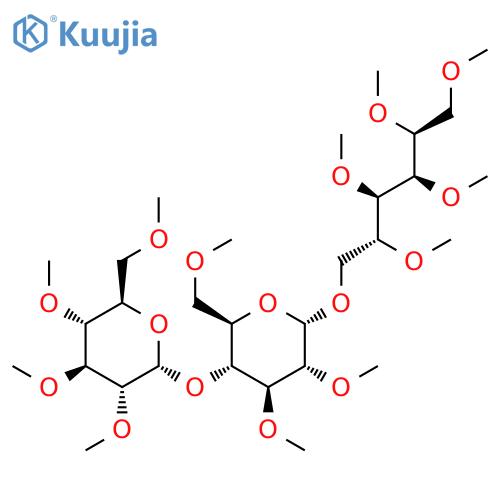 (2R,3R,4S,5R,6S)-4,5-Dimethoxy-2-(methoxymethyl)-6-[(2R,3R,4R,5S)-2,3,4,5,6-pentamethoxyhexoxy]-3-[(2R,3R,4S,5R,6R)-3,4,5-trimethoxy-6-(methoxymethyl)oxan-2-yl]oxyoxane structure