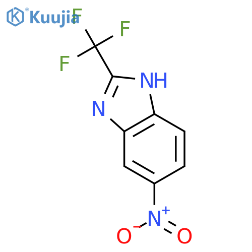 5-Nitro-2-(trifluoromethyl)-1H-benzimidazole structure