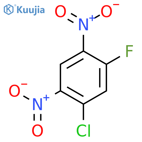 Benzene,1-chloro-5-fluoro-2,4-dinitro- structure