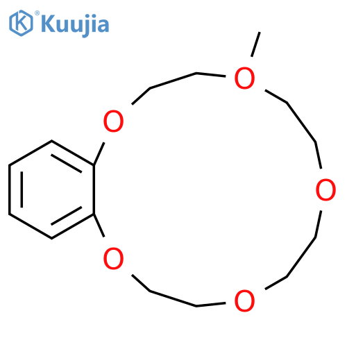 1,4,7,10,13-Benzopentaoxacyclopentadecin,2,3,5,6,8,9,11,12-octahydro-15-methyl- structure