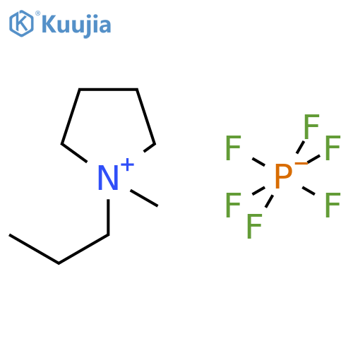 1-methyl-1-propylpyrrolidinium Hexafluorophosphate structure