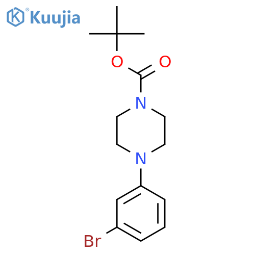 1-boc-4-(3-bromophenyl)piperazine structure