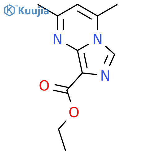 ethyl 2,4-dimethylimidazo1,5-apyrimidine-8-carboxylate structure
