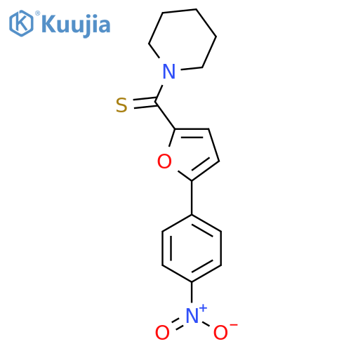 1-5-(4-nitrophenyl)furan-2-carbothioylpiperidine structure