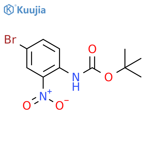 N-(4-Bromo-2-nitrophenyl)carbamic Acid tert-Butyl Ester structure