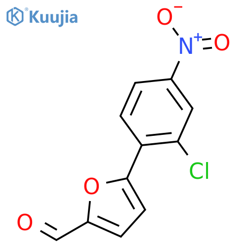 5-(2-Chloro-4-nitrophenyl)-2-furaldehyde structure