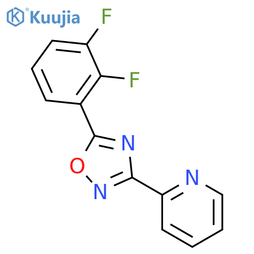 Pyridine, 2-[5-(2,3-difluorophenyl)-1,2,4-oxadiazol-3-yl]- structure