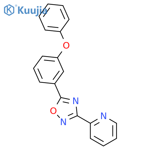 Pyridine, 2-[5-(3-phenoxyphenyl)-1,2,4-oxadiazol-3-yl]- structure