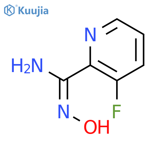 2-pyridinecarboximidamide,3-fluoro-n-hydroxy- structure