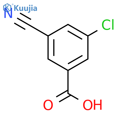 3-Chloro-5-cyanobenzoic acid structure