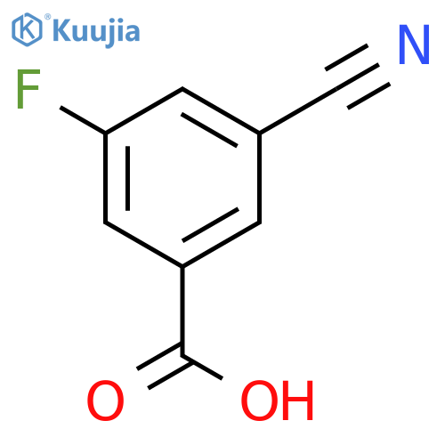 3-Cyano-5-fluorobenzoic acid structure