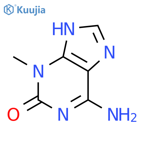 6-amino-3,9-dihydro-3-methyl-2H-Purin-2-one structure
