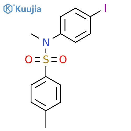 Benzenesulfonamide, N-(4-iodophenyl)-N,4-dimethyl- structure