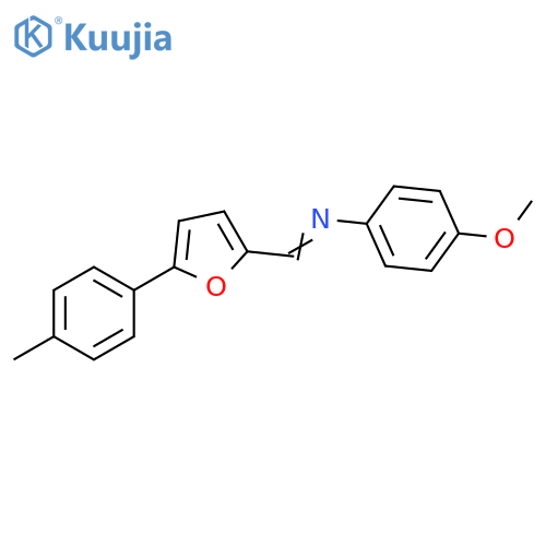 (1E)-N-(4-methoxyphenyl)-1-5-(4-methylphenyl)furan-2-ylmethanimine structure