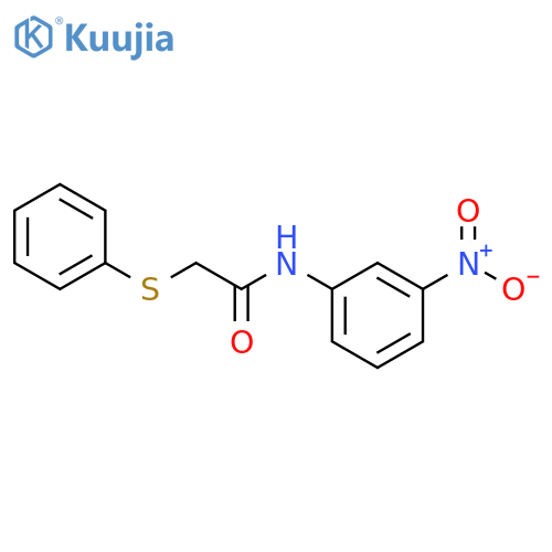 N-(3-nitrophenyl)-2-(phenylsulfanyl)acetamide structure
