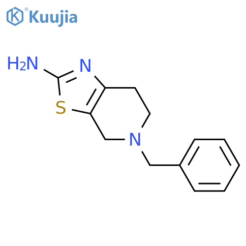 5-benzyl-4H,5H,6H,7H-1,3thiazolo5,4-cpyridin-2-amine structure