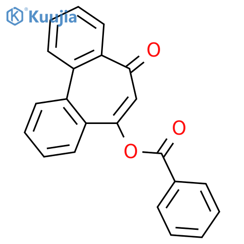 5H-Dibenzo[a,c]cyclohepten-5-one, 7-(benzoyloxy)- structure