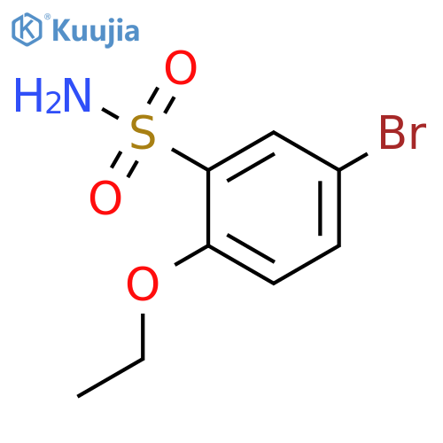 5-bromo-2-ethoxybenzene-1-sulfonamide structure