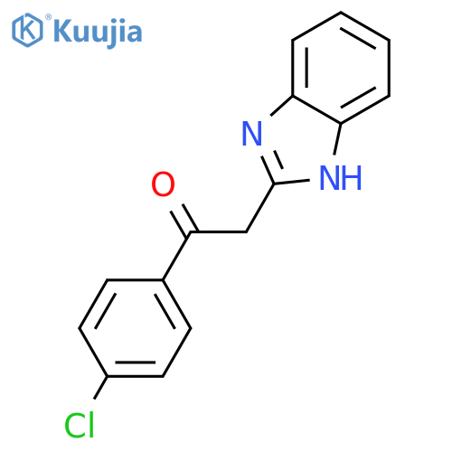 2-(1H-Benzoimidazol-2-yl)-1-(4-chloro-phenyl)-ethanone structure