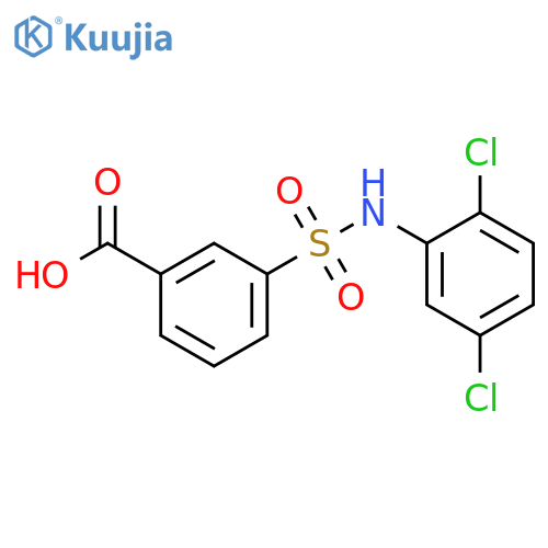 3-(2,5-Dichloro-phenylsulfamoyl)-benzoic acid structure