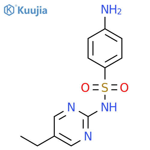 Benzenesulfonamide,4-amino-N-(5-ethyl-2-pyrimidinyl)- structure
