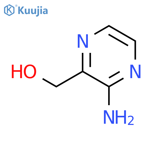 (3-Aminopyrazin-2-yl)methanol structure