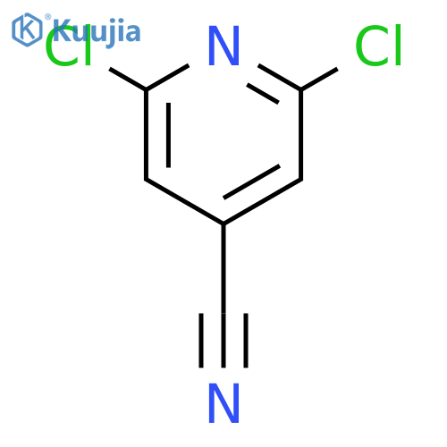 2,6-dichloropyridine-4-carbonitrile structure