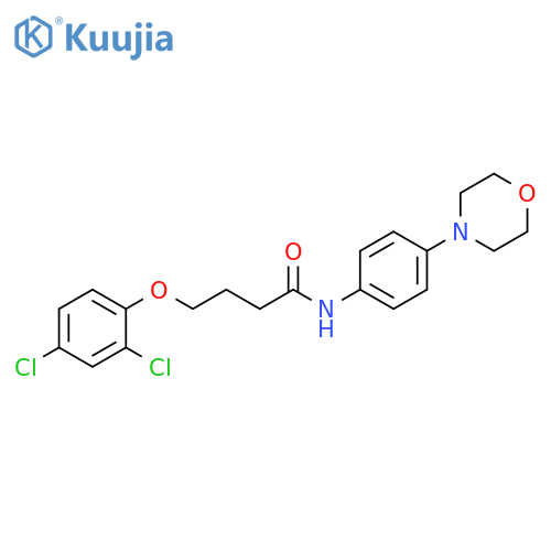 4-(2,4-dichlorophenoxy)-N-4-(morpholin-4-yl)phenylbutanamide structure