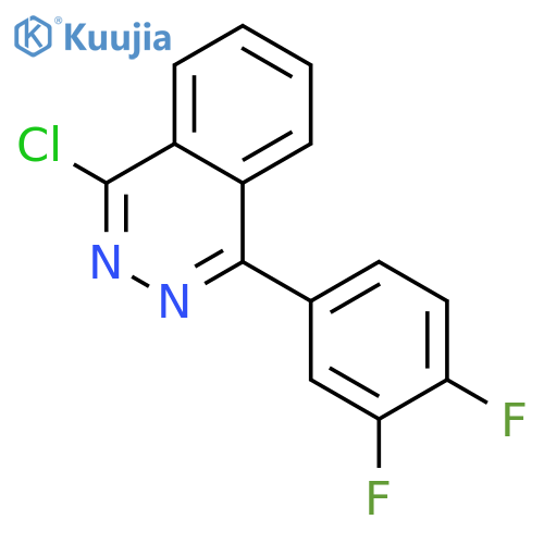 1-chloro-4-(3,4-difluorophenyl)phthalazine structure