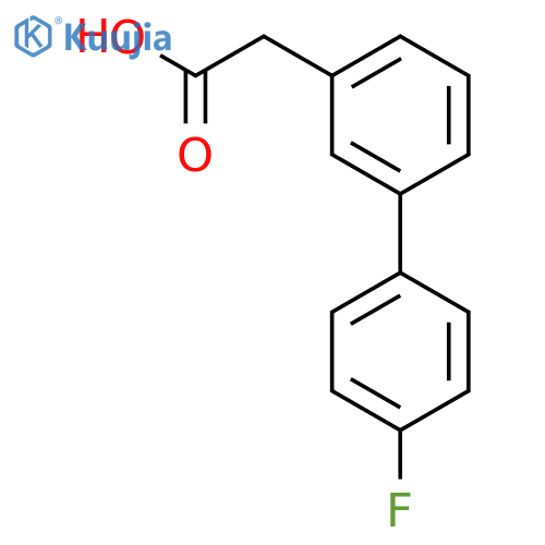 3-Biphenyl-4'-fluoro-acetic Acid structure