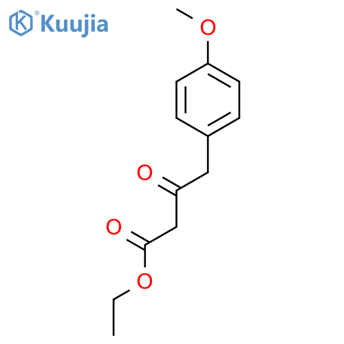 Ethyl 4-(4-methoxyphenyl)-3-oxobutanoate structure