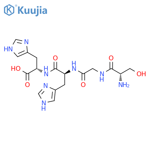 L-Histidine, L-serylglycyl-L-histidyl- structure