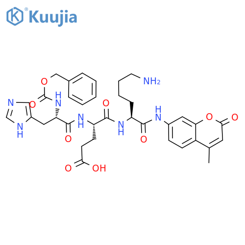 Z-His-Glu-Lys-MCA structure