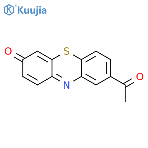 3H-Phenothiazin-3-one,8-acetyl- structure